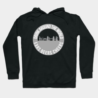 Drink Around the World Grey Hoodie